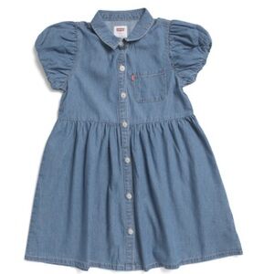 Levi's Classic Blue Button-Up Dress